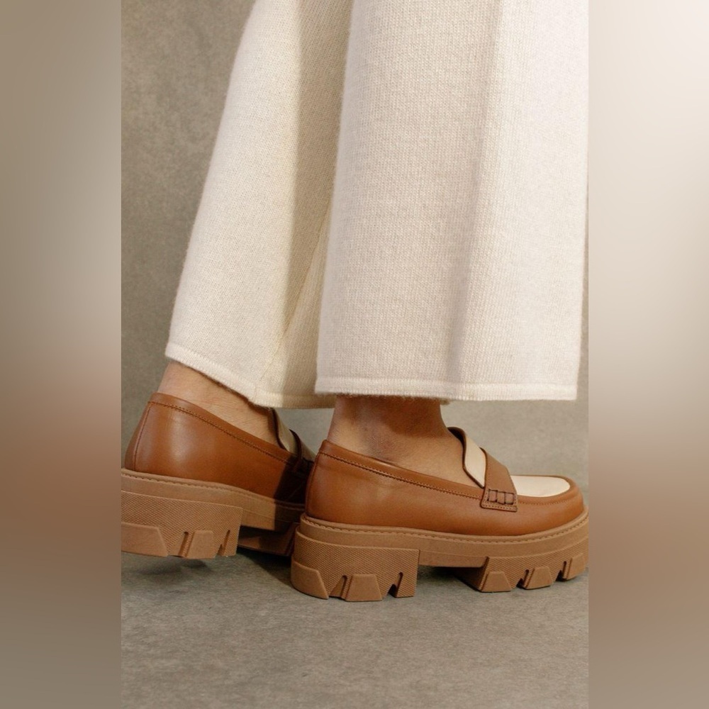 ALOHAS Trailblazer‎ Bicolor Leather Loafers size EU 39 - Picture 5 of 6